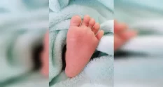 close up baby foot bed 114910526 cover 1