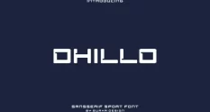 dhillo sport font 30004 cover 1