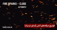 fire sparks close actionvfx
