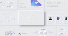 neumorphic powerpoint presentation template 34977 cover 1