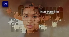 puzzle opening titles premiere pro 28745 cover 1