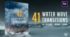 realistic water wave transitions pack 45462 cover 1