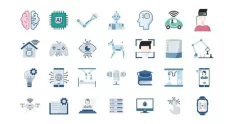 100 artificial intelligence icons 22284 cover 1