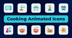 cooking animated icons 39406 cover 1