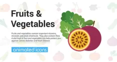 fruit and vegetables icons 38321 cover 1