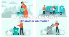 mogrt waste management animation scene premiere pr 28224 cover 1