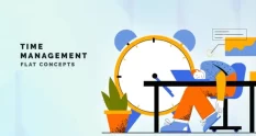 time management flat concept 44305 cover 1