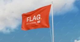 موکاپ پرچم