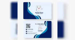 طرح کارت ویزیت کلینیک دندانپزشکی