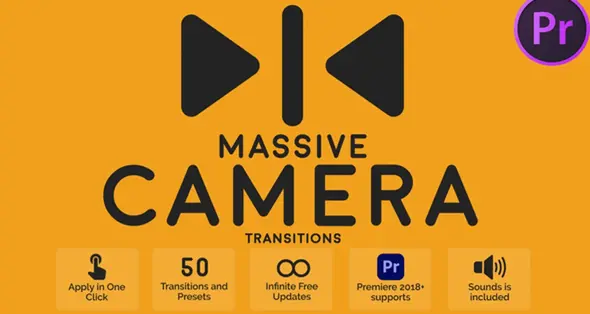 Cod Camera Transition پروژه آماده پریمیر : ترنزیشن تکان دوربین Massive Camera Transitions ...