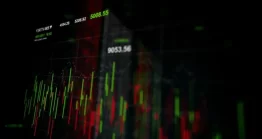 بک گراند انیمیشن چارت ترید و نمودار معاملاتی