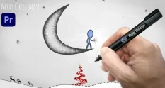 Merry Christmas Happy New Year Greeting