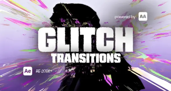 glitch transitions pack modern glitch cuts for aft 39863 cover 1
