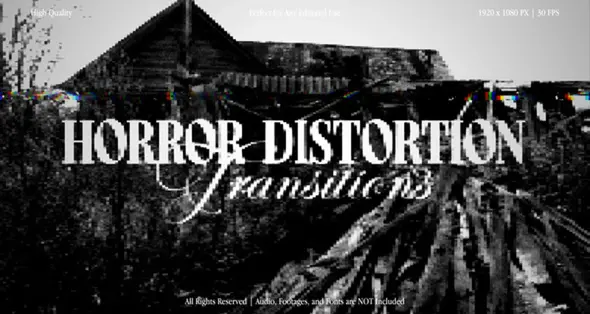 horror distortion transitions pack for after effec 42157 cover 1