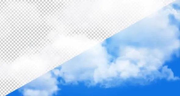 فوتیج آلفا حرکت ابرها
